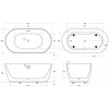 Ванна акриловая BelBagno BB413-1500-800 150х80