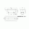 Стальная ванна Kaldewei SANIFORM PLUS 371-1 Standard 170x73
