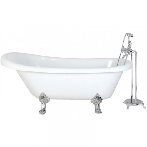 Ванна акриловая Cerutti SPA Classic CT9323 150x70 белый/хром