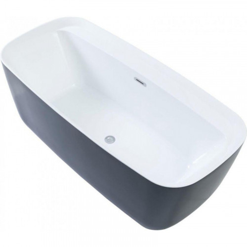 Акриловая ванна Aquanet Family Fine 95778-MW-MB 293080 170х78 белый матовый/черный матовый