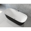 Акриловая ванна Aquanet Family Fine 95778-MW-MB 293080 170х78 белый матовый/черный матовый