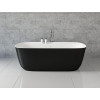Акриловая ванна Aquanet Family Fine 95778-MW-MB 293080 170х78 белый матовый/черный матовый