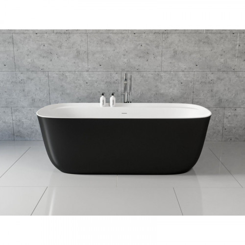 Акриловая ванна Aquanet Family Fine 95778-MW-MB 293080 170х78 белый матовый/черный матовый