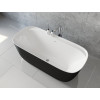 Акриловая ванна Aquanet Family Fine 95778-MW-MB 293080 170х78 белый матовый/черный матовый