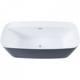 Акриловая ванна Aquanet Family Fine 95778-MW-MB 293080 170х78 белый матовый/черный матовый