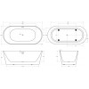 Ванна акриловая BelBagno BB416-1700-800 170х80