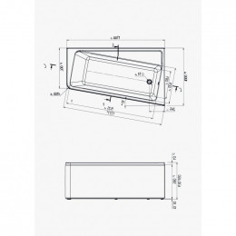Ванна Marka One DIRECT R 170x100 01дир1710п