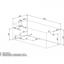 Акриловая ванна Aquanet Extra 160x70 254882 без гидромассажа
