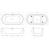 Ванна акриловая BelBagno BB411-1700-800-MATT 170х80
