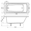 Ванна акриловая Ravak Domino Plus C621R00000 160х70 белый