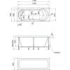 Ванна акриловая Marka One Libra 01ли1770 170x70
