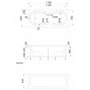 Ванна 1Marka DINAMIKA 170x80 без гидромассажа 01ди1780