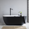 Акриловая ванна Aquanet Delight 289723 170х78 белый/черный-матовый