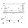 Ванна чугунная Wotte Forma 170х70 БП-э00д1468