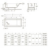 Акриловая ванна Roca Easy ZRU9302904 150x70x45