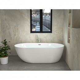 Ванна акриловая Cerutti SPA Como CT7386 170x75 белый