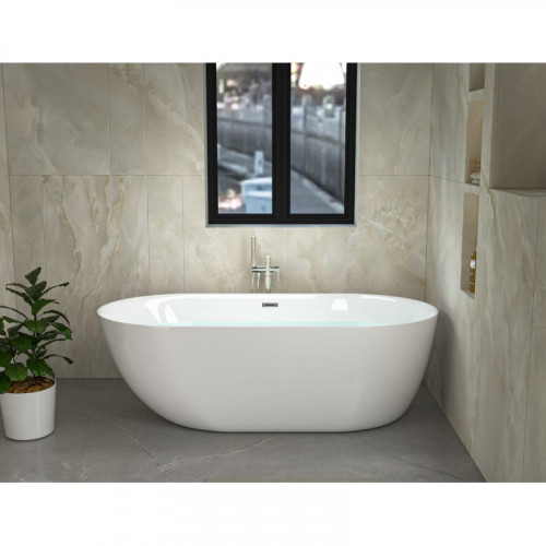 Ванна акриловая Cerutti SPA Como CT7386 170x75 белый