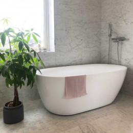 Ванна акриловая Cerutti SPA Como CT7386 170x75 белый