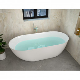 Ванна акриловая Cerutti SPA Como CT7386 170x75 белый