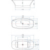 Акриловая ванна Aquanet Family Smart 88778-MW 260053 170х78 белый матовый