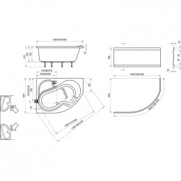 Акриловая ванна Ravak Rosa I 140x105 R CV01000000