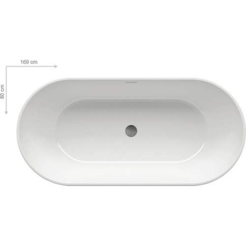 Акриловая ванна Ravak FREEDOM O 1690х800 XC00100020 отдельностоящая