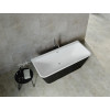 Акриловая ванна Aquanet Family Perfect 13775-MW-MB 293081 170х75 белый матовый/черный матовый