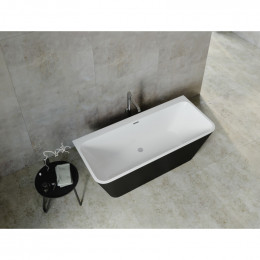 Акриловая ванна Aquanet Family Perfect 13775-MW-MB 293081 170х75 белый матовый/черный матовый