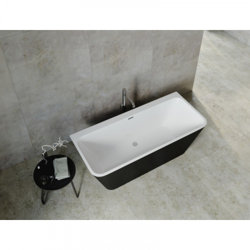 Акриловая ванна Aquanet Family Perfect 13775-MW-MB 293081 170х75 белый матовый/черный матовый
