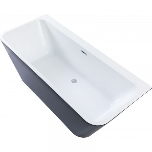 Акриловая ванна Aquanet Family Perfect 13775-MW-MB 293081 170х75 белый матовый/черный матовый