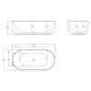 Акриловая ванна BelBagno BB401-1700-800 170х80 белый