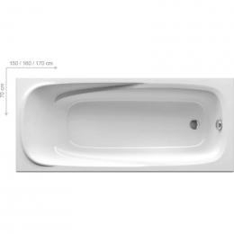 Акриловая ванна Ravak VANDA II 170x70 CP21000000
