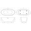 Ванна акриловая BelBagno BB414-1700-800 170х80