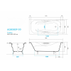 Чугунная ванна Aquatek Гамма 180x80 AQ8080F-00