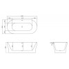 Акриловая ванна BelBagno BB405-1700-800 170х80 белый