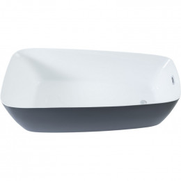 Акриловая ванна Aquanet Family Trend 90778-GW-MB 292984 170х78 белый/черный матовый