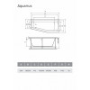 Ванна акриловая Relisan Aquarius R 170х70х50 см Гл000023278