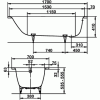 Стальная ванна Kaldewei SANIFORM PLUS 363-1 Easy-clean 170x70