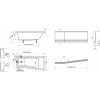 Акриловая ванна Ravak BeHappy II 170x75 L C941000000