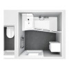 Акриловая ванна Ravak BeHappy II 170x75 L C941000000