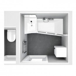 Акриловая ванна Ravak BeHappy II 170x75 L C941000000