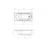 Акриловая ванна Marka One Atlas 01атл1670 160x70 белый