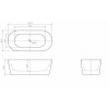 Акриловая ванна BelBagno BB306-1675 167.5х80 белый