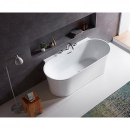 Акриловая ванна BelBagno BB409-1700-800-W/NM 170х80 белый/черный