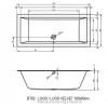 Акриловая ванна Riho Lugo Plug & Play 180 BD6400500000000, 180x80 см