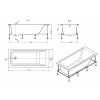 Ванна акриловая Roca Easy 170x70 см ZRU9302905
