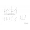 Акриловая ванна BelBagno BB306-1485 148.5x79 белый