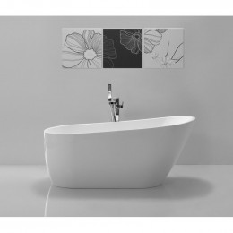 Акриловая ванна BelBagno BB62-1700-W0 170х72 без перелива белый