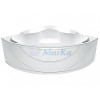 Ванна акриловая 1MarKa LUXE, угловая, 155x155 см 01лю1515