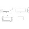 Акриловая ванна Ravak 10° 170x75 CA71000000